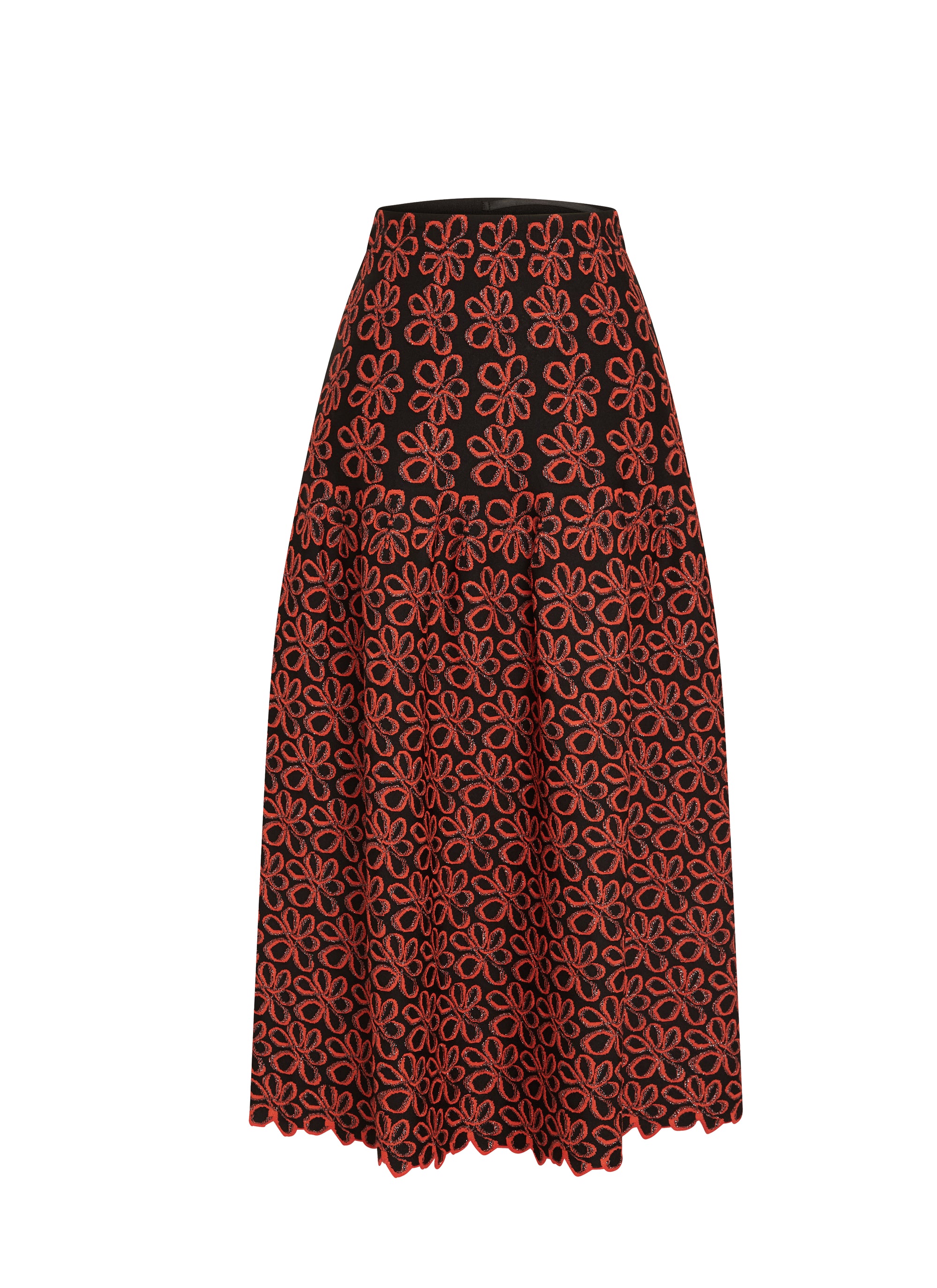 Astragale skirt - Black & Orange