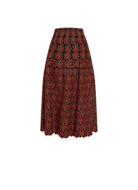 Astragale skirt - Black & Orange