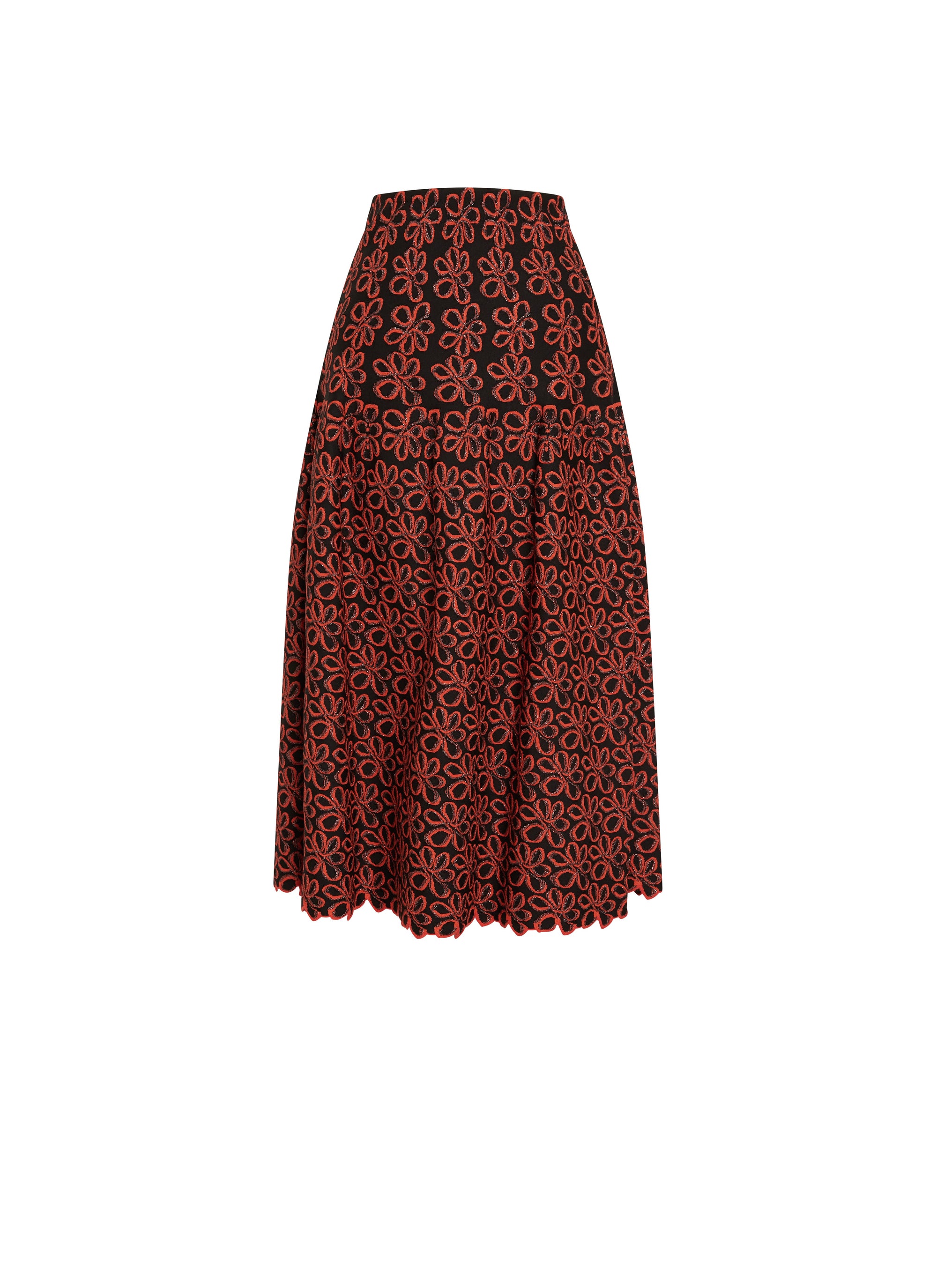 Astragale skirt - Black & Orange