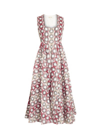Grande Pirouette sleeveless dress - Desert & Multicolour