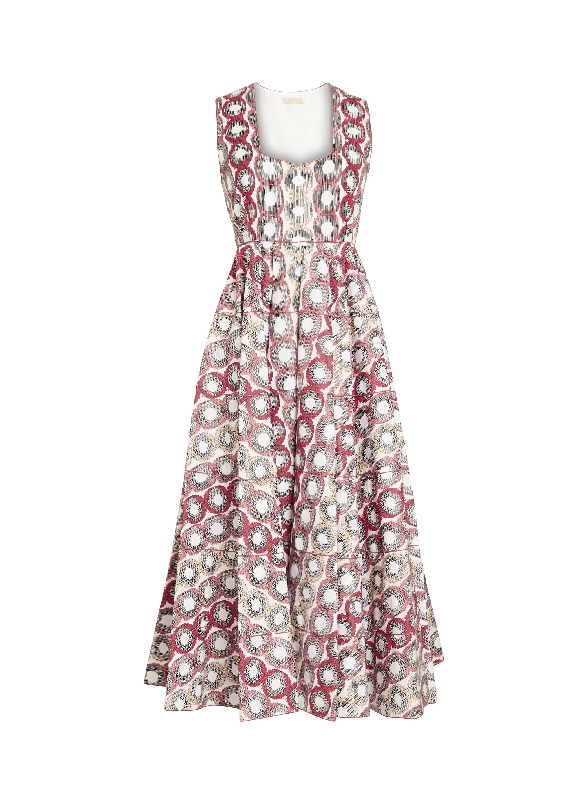 Grande Pirouette sleeveless dress - Desert & Multicolour