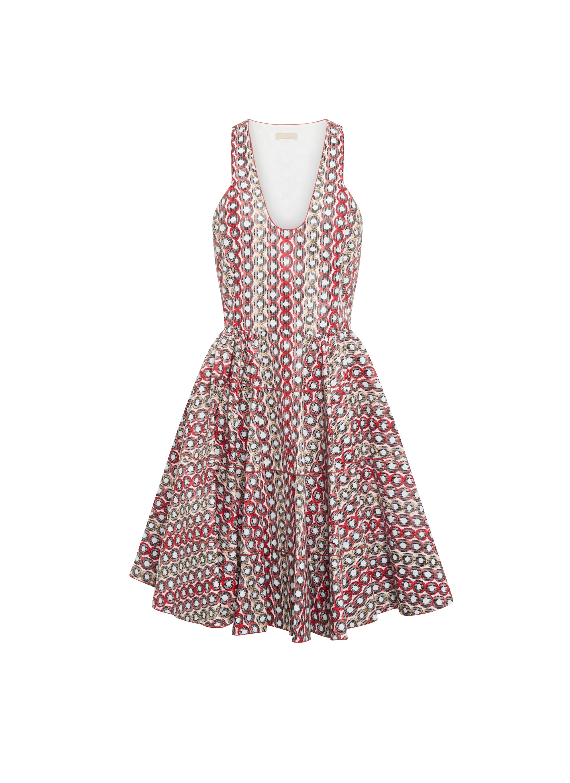 Robe patineuse sans manches - Desert & Multicolore