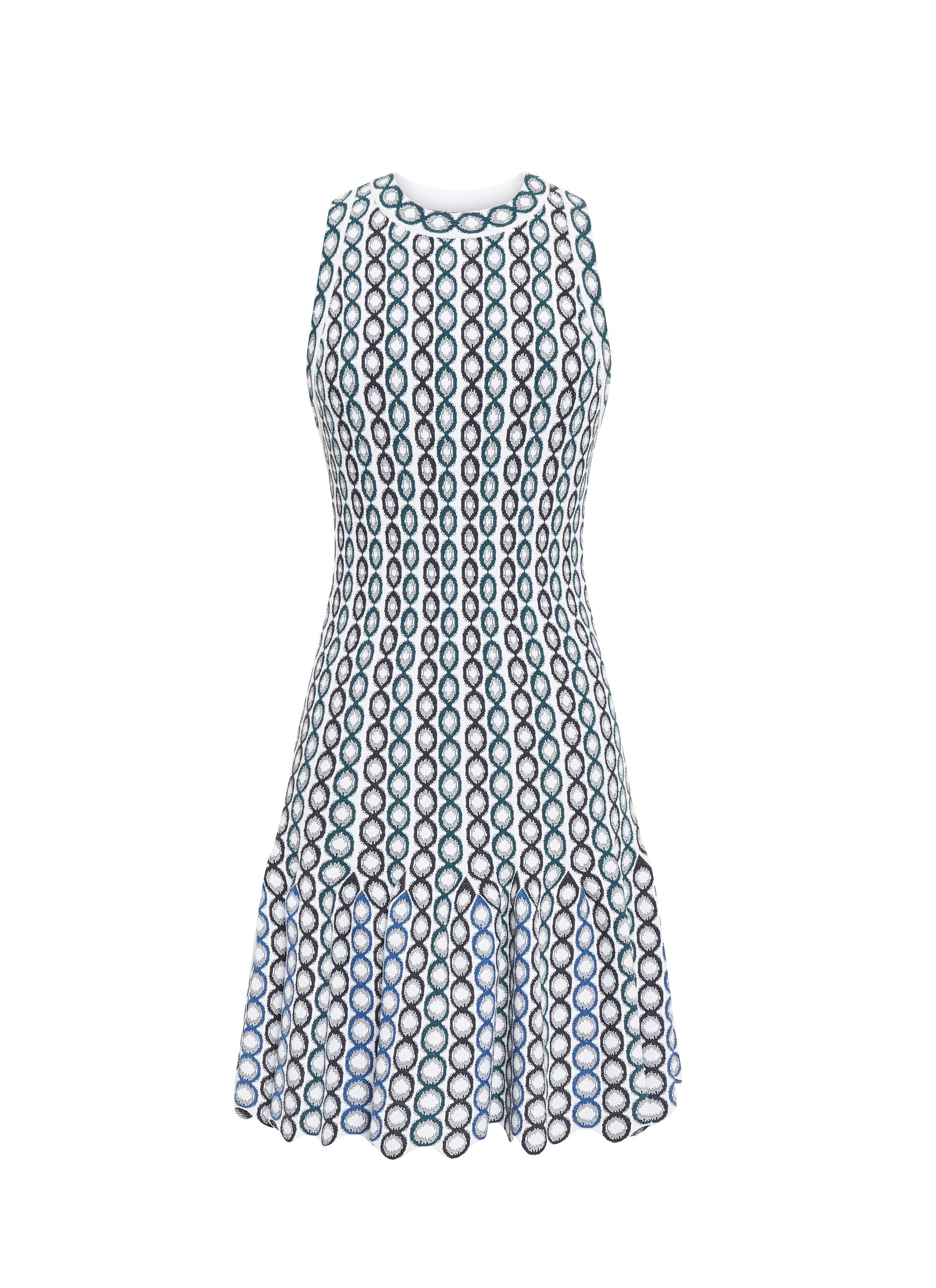 Robe sans manches Pirouette en maille - Multicolore