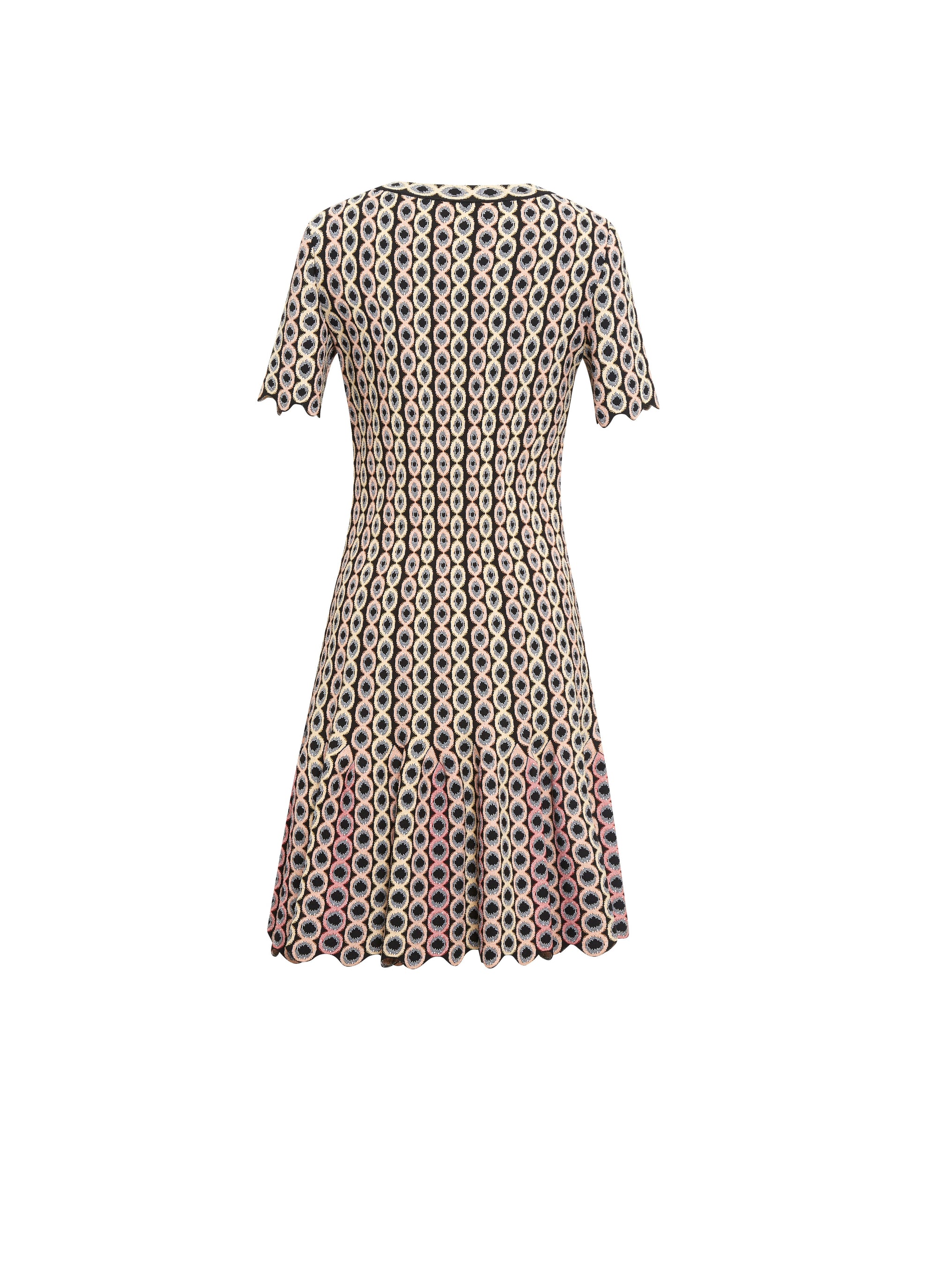 Short-sleeved dress - Multicolor