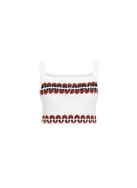 Short sleeveless top - Multicolor