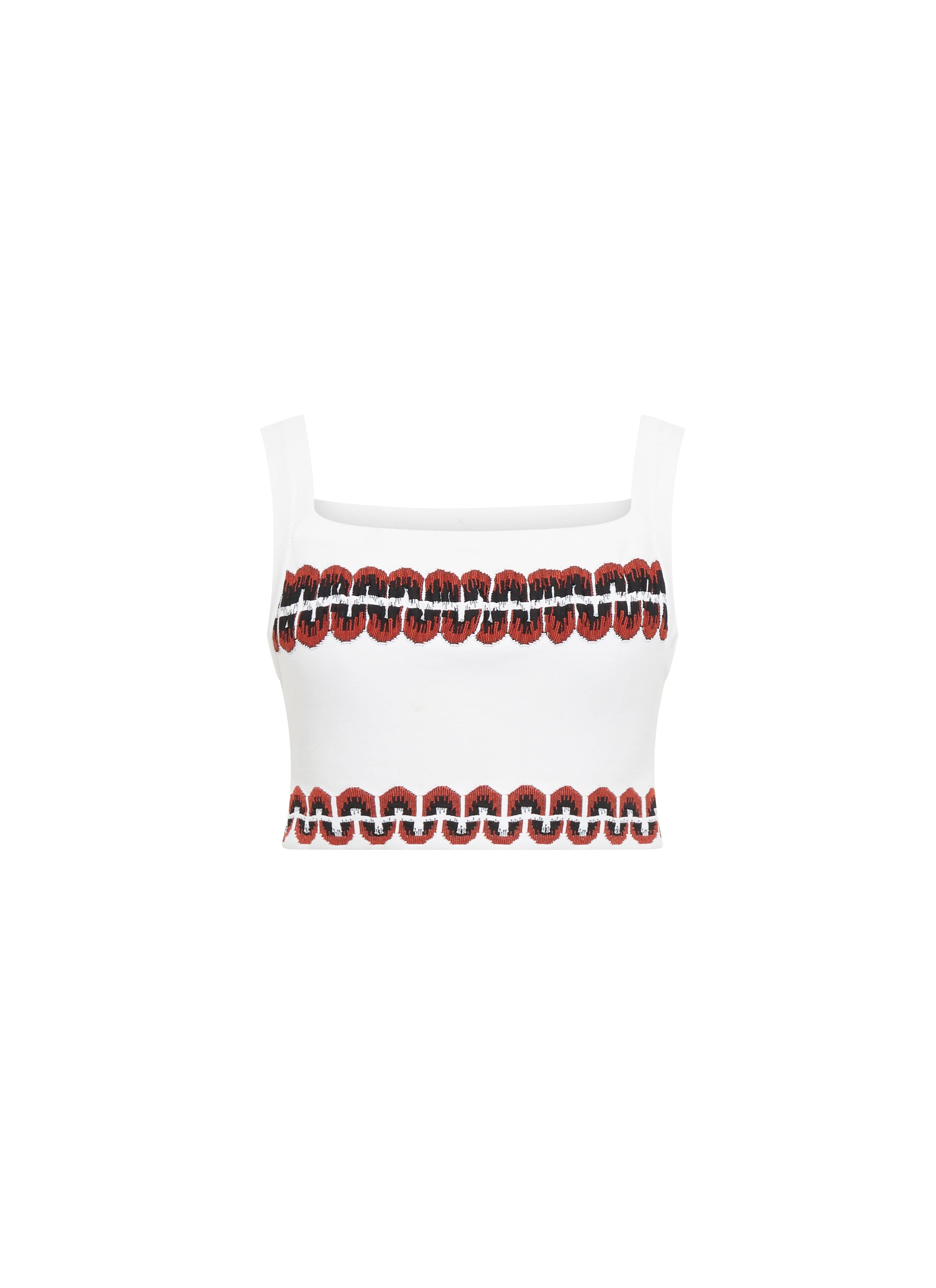 Short sleeveless top - Multicolor