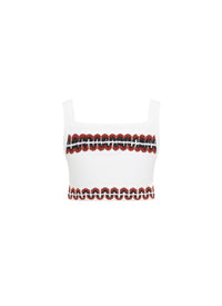 Short sleeveless top - Multicolor