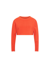Long-sleeved jumper - Blood orange