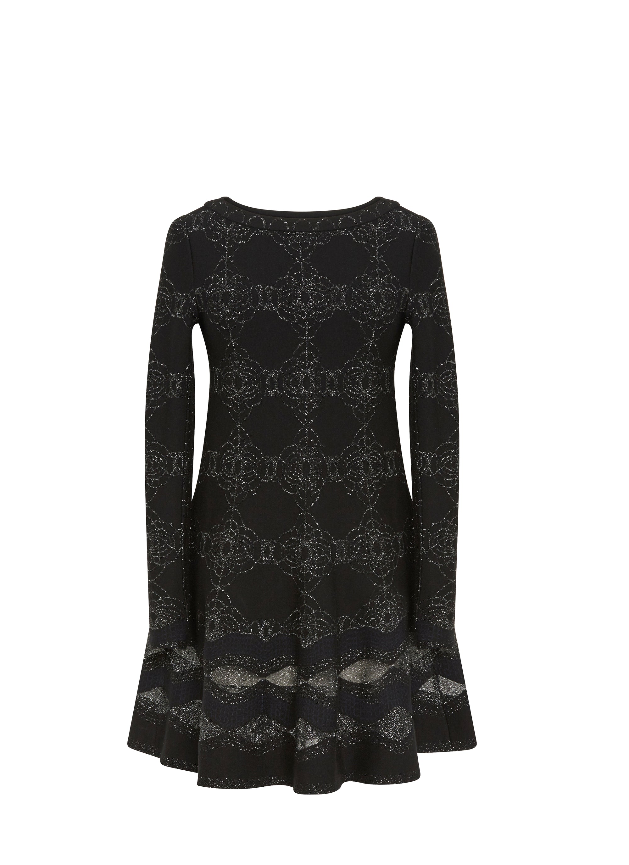 Babylon long sleeve wool tunic - Black
