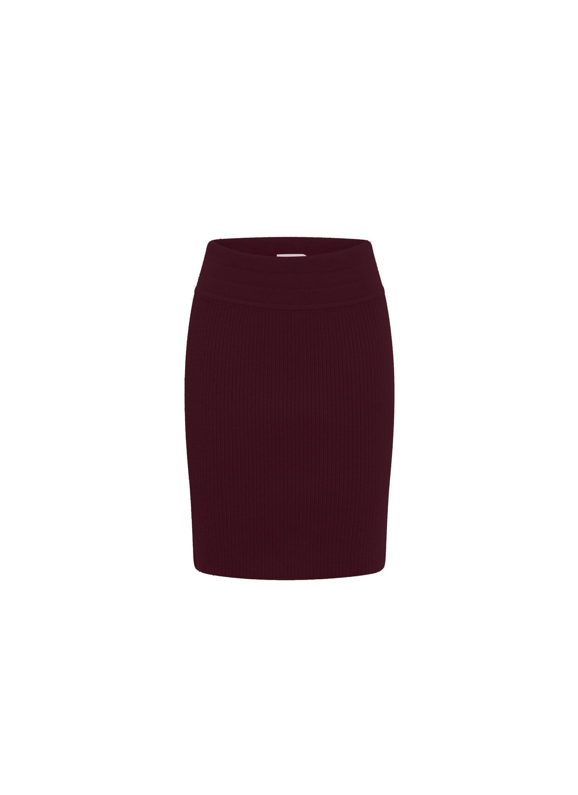 Limited edition skirt in wool - Garnet