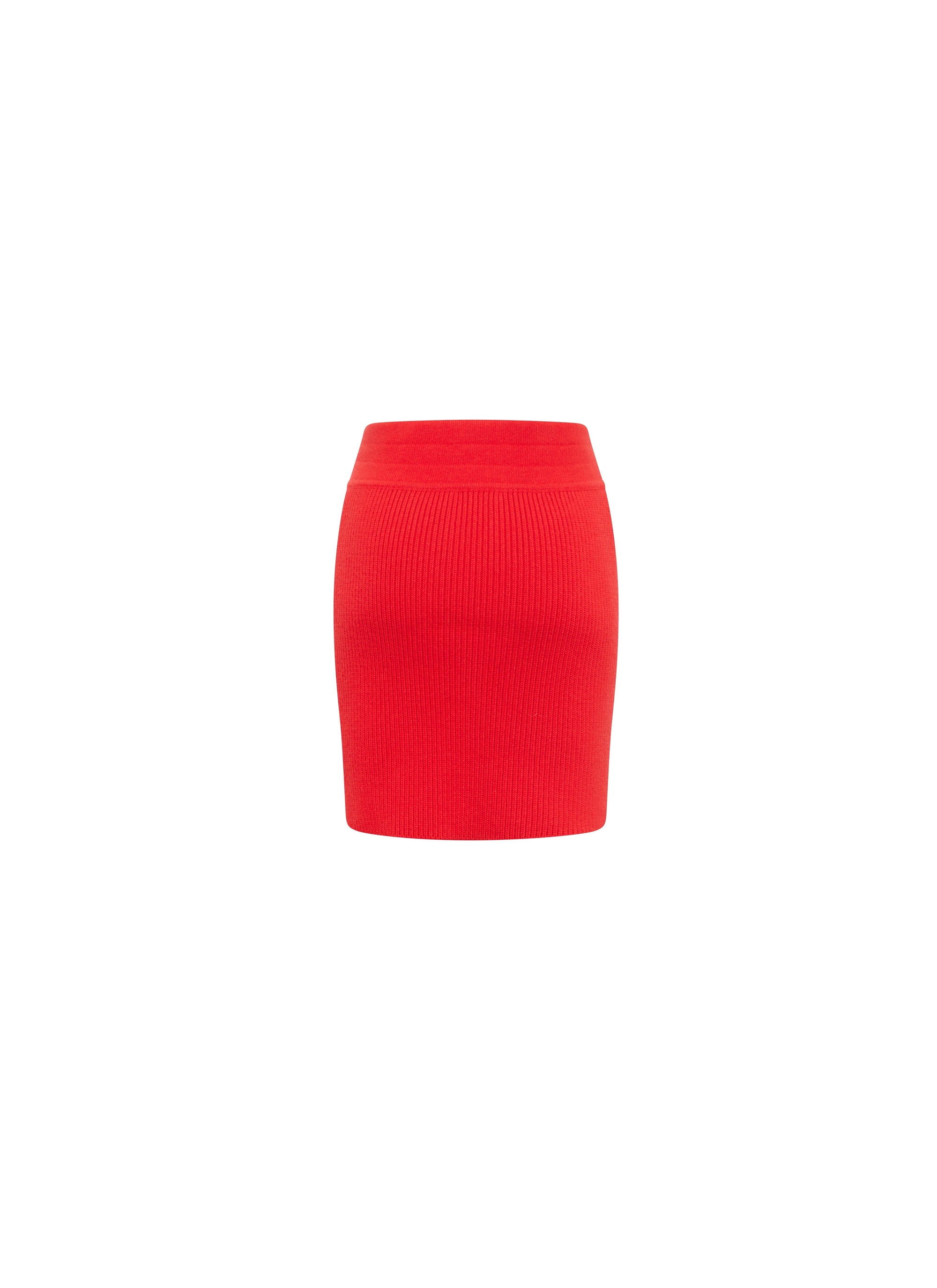 Limited edition skirt in wool - Red