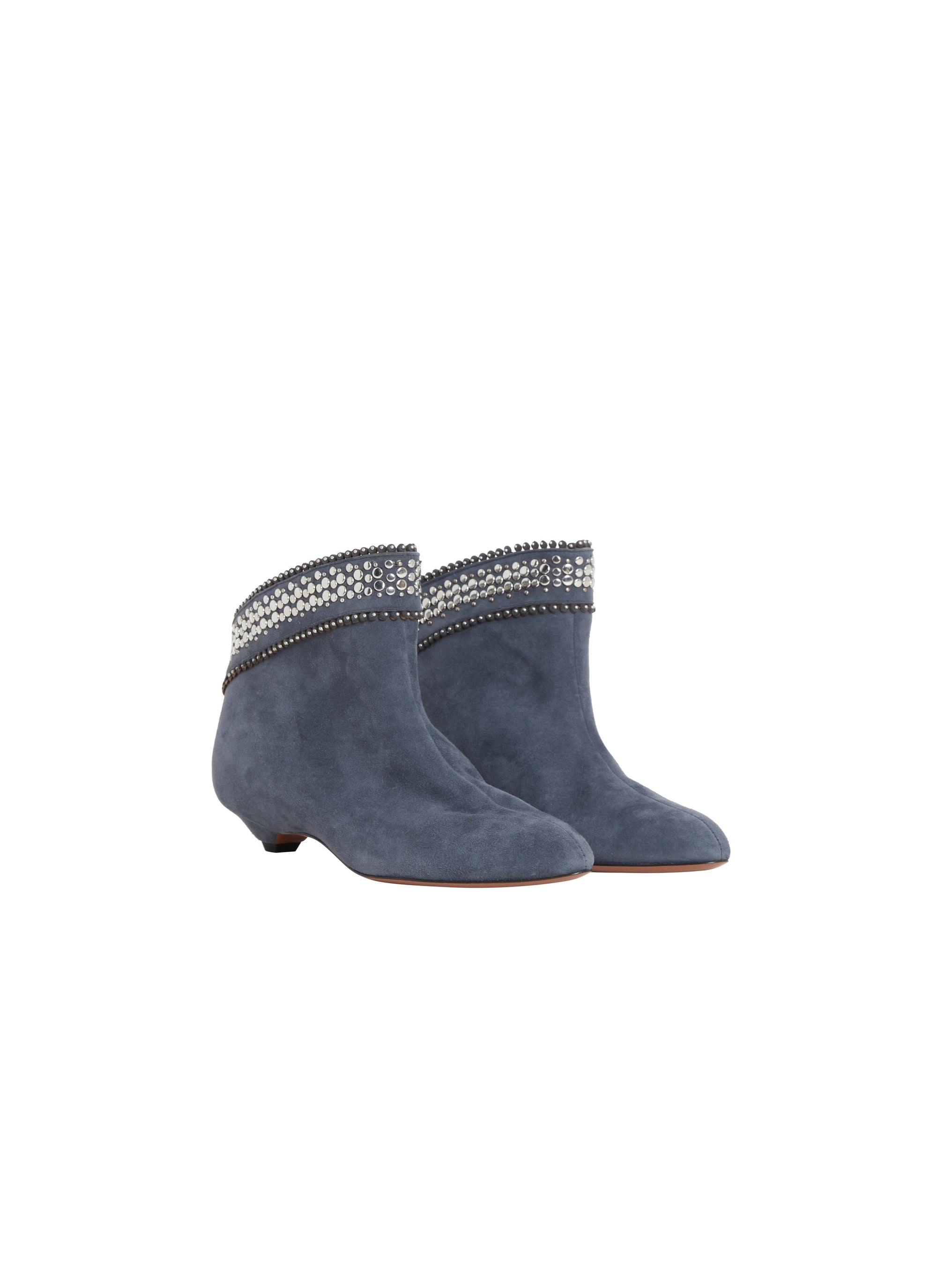 Leather boots - Steel