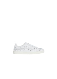 Baskets à lacets en cuir - Blanc