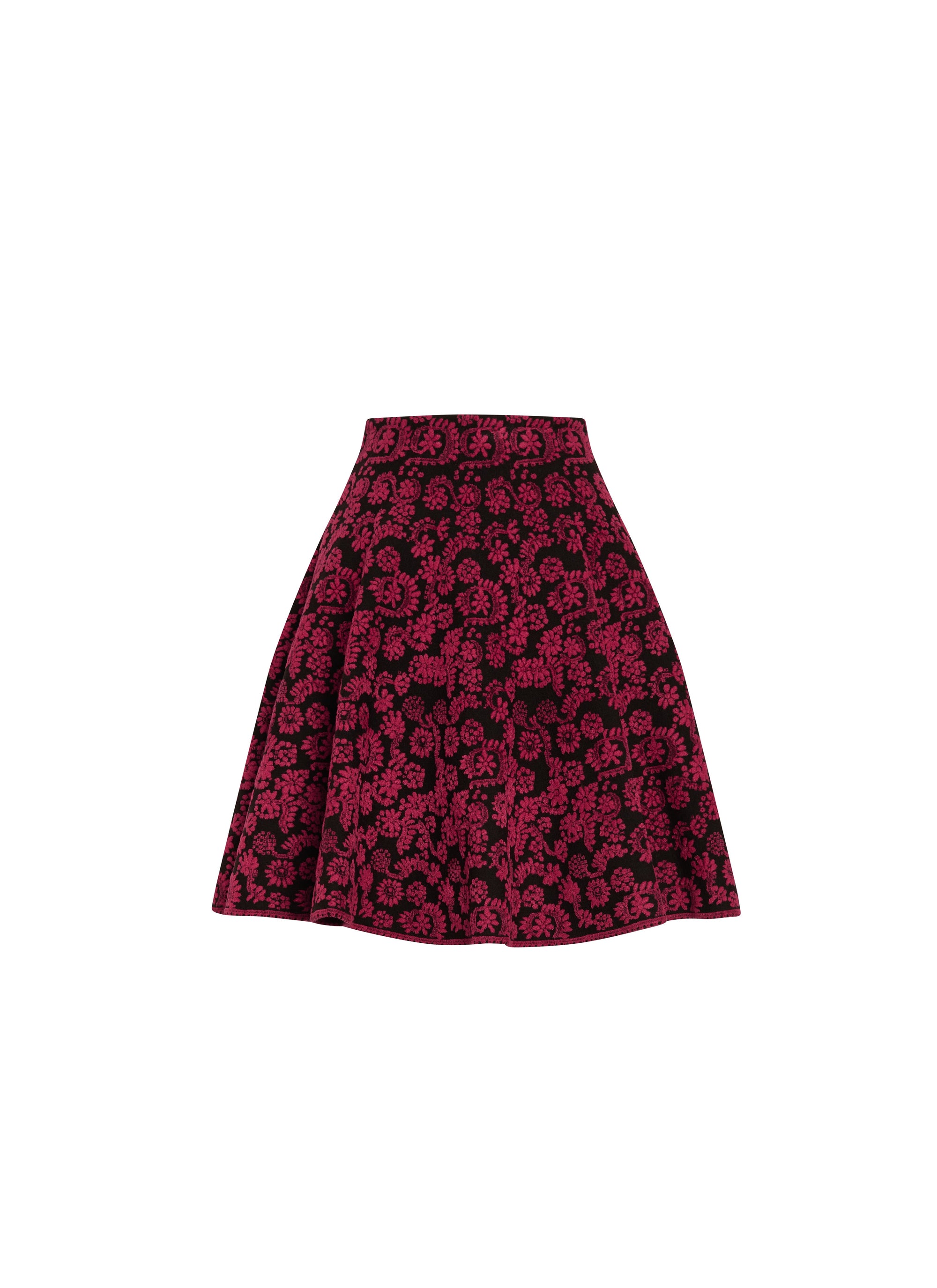 Jupe Iris - Noir & Rouge