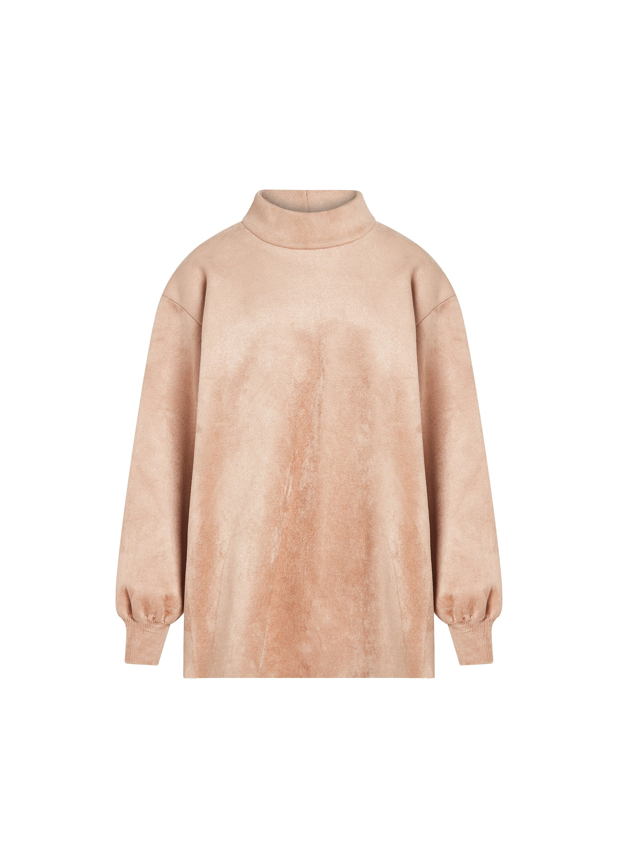 Pull doux à manches longues en laine mélangée - Rose Chair