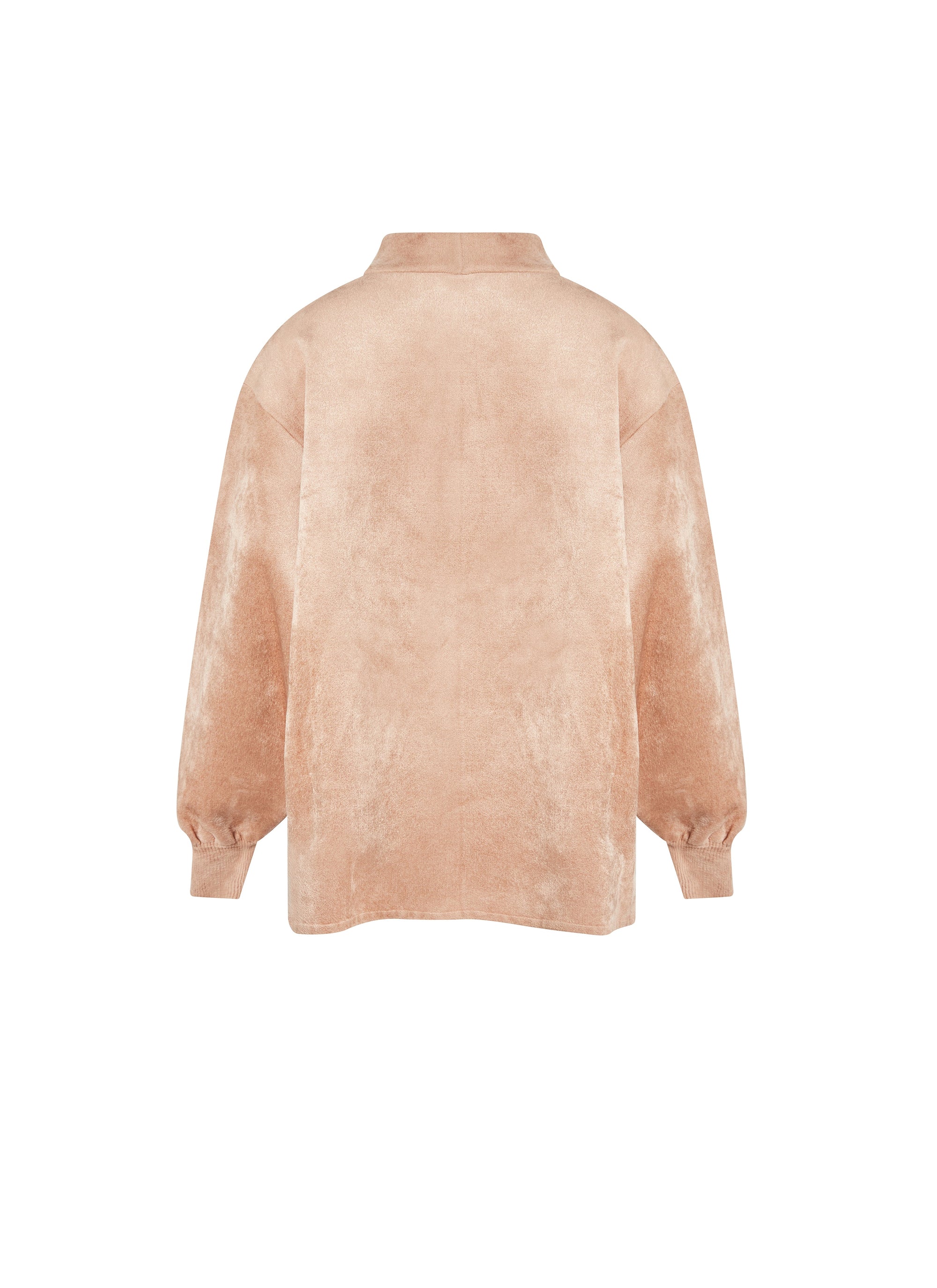 Pull doux à manches longues en laine mélangée - Rose Chair