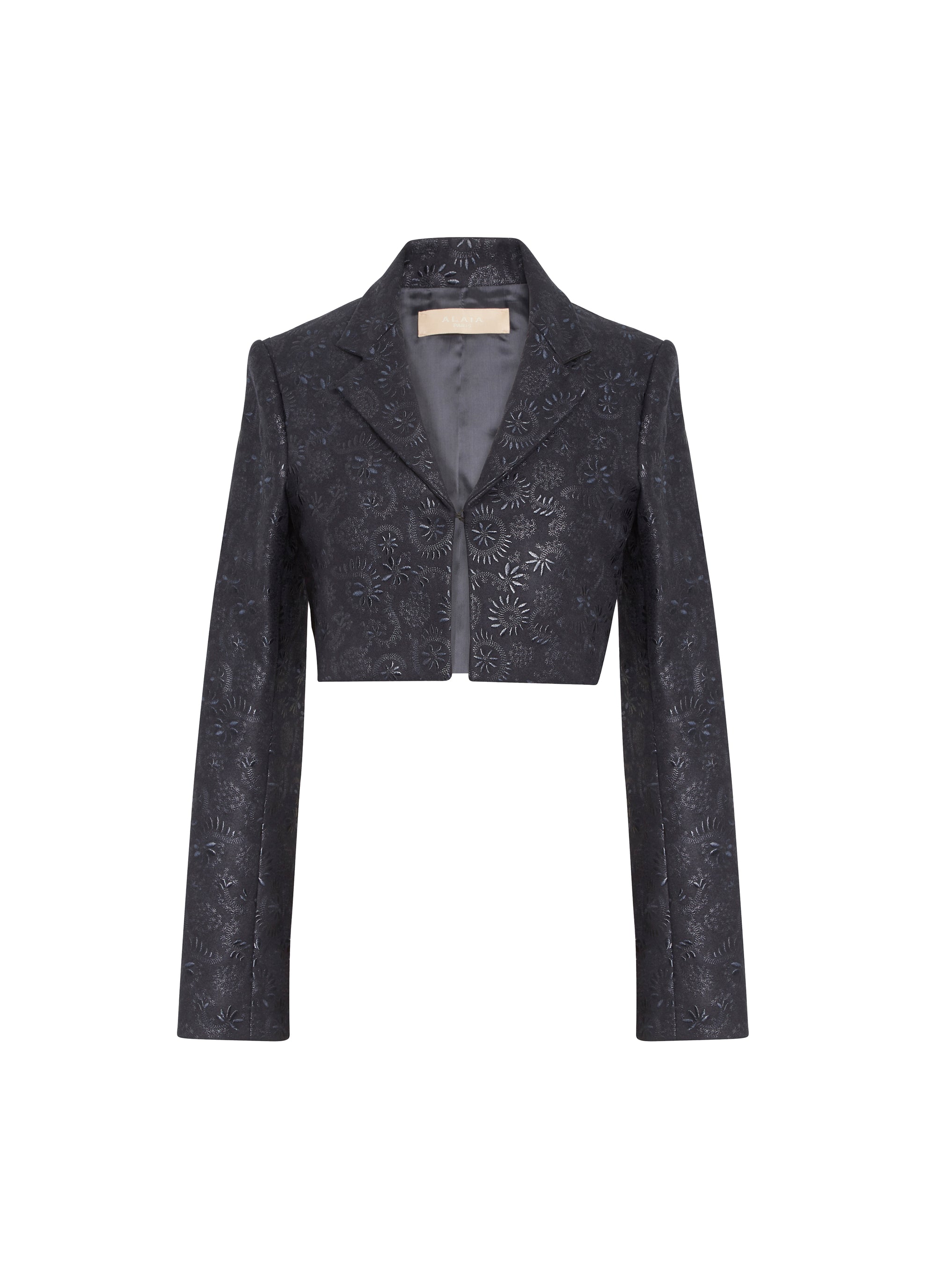 Wool draped jacket - Night