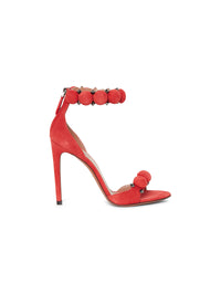 Sandales Bombe 110 en cuir - Ecarlate