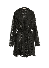 Trench effet baroque - Noir