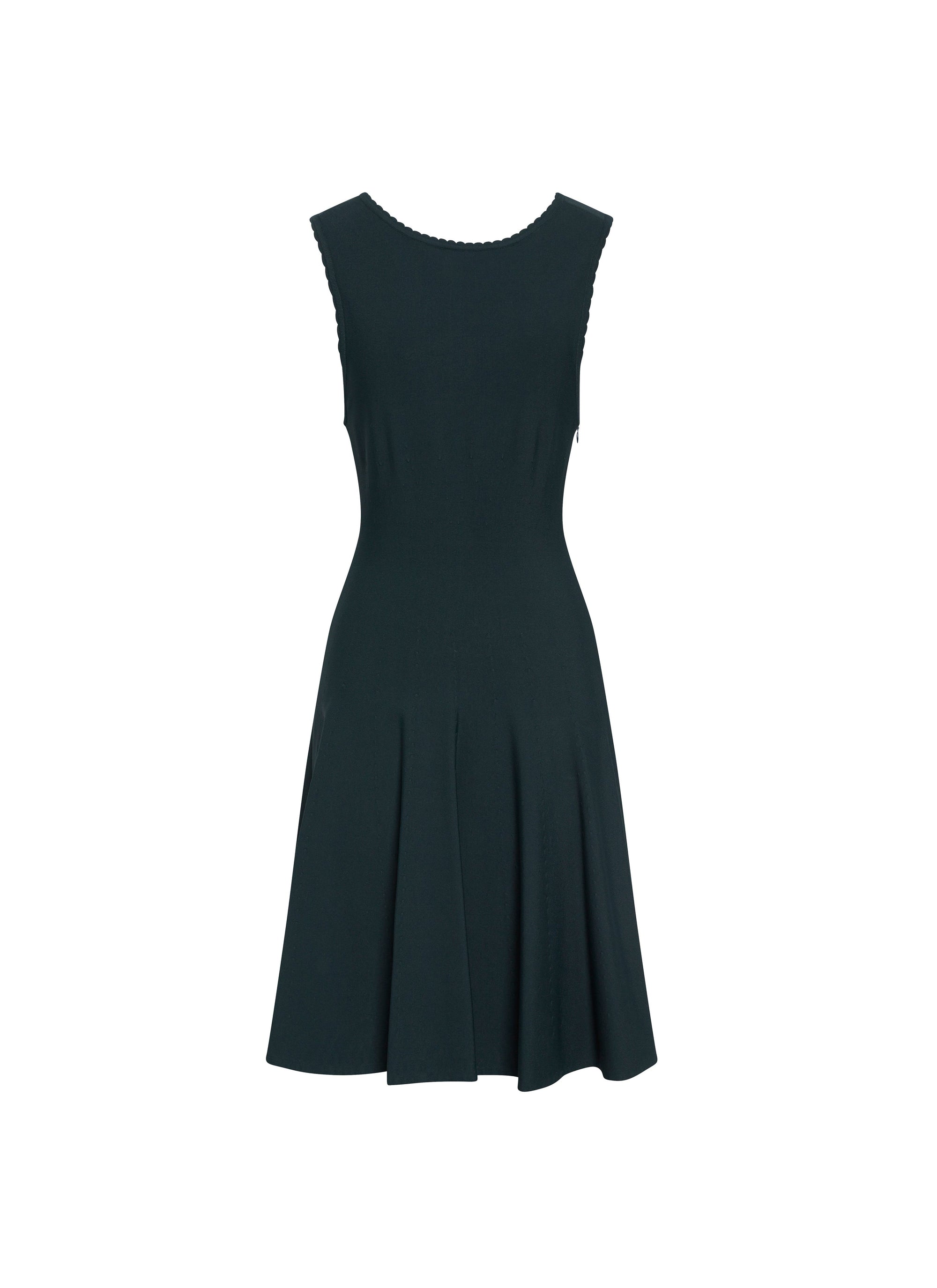 Robe sans manches ouverte au dos - Vert Imperial