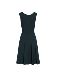 Open back sleeveless dress - Imperial Green