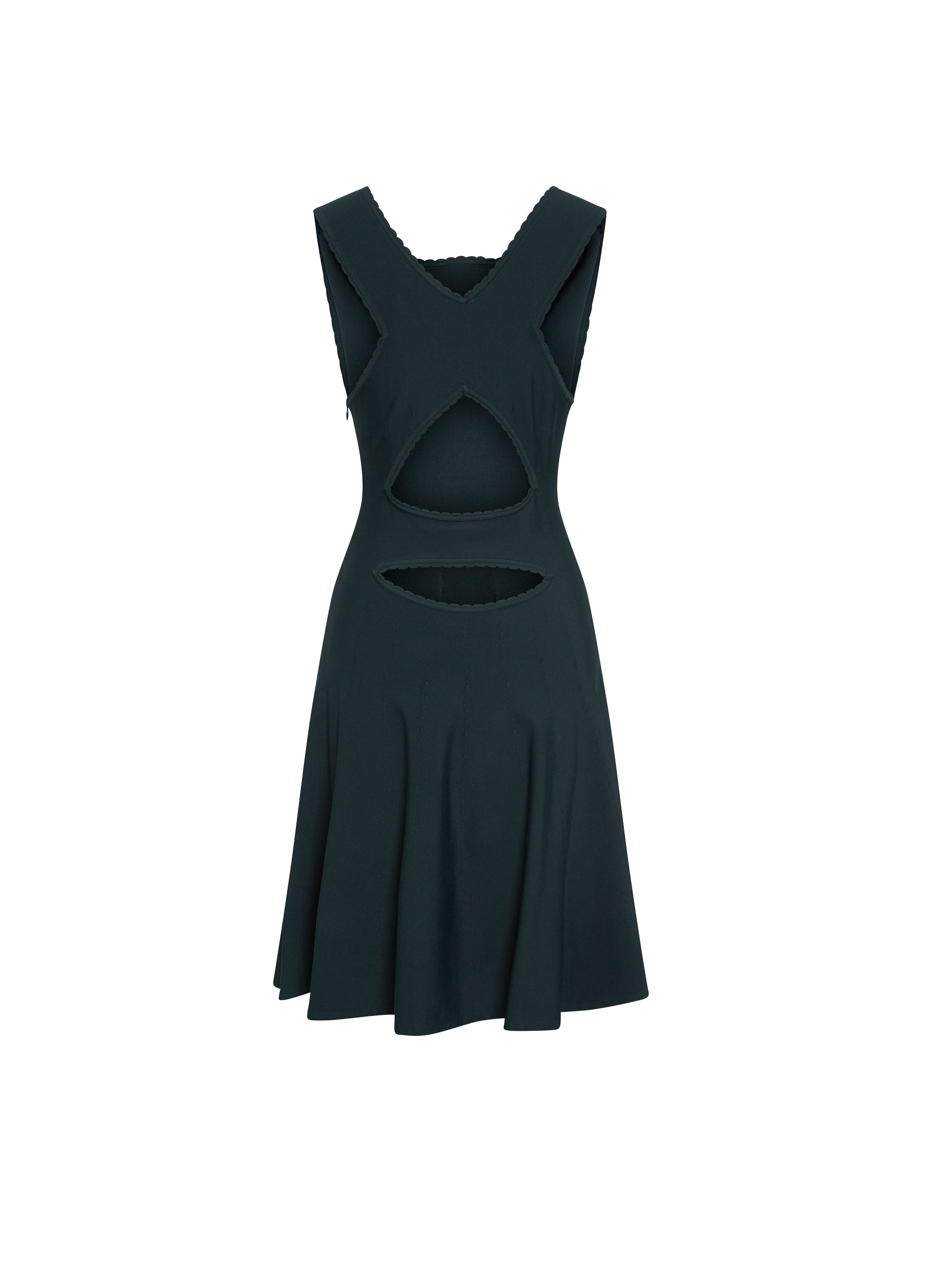 Robe sans manches ouverte au dos - Vert Imperial