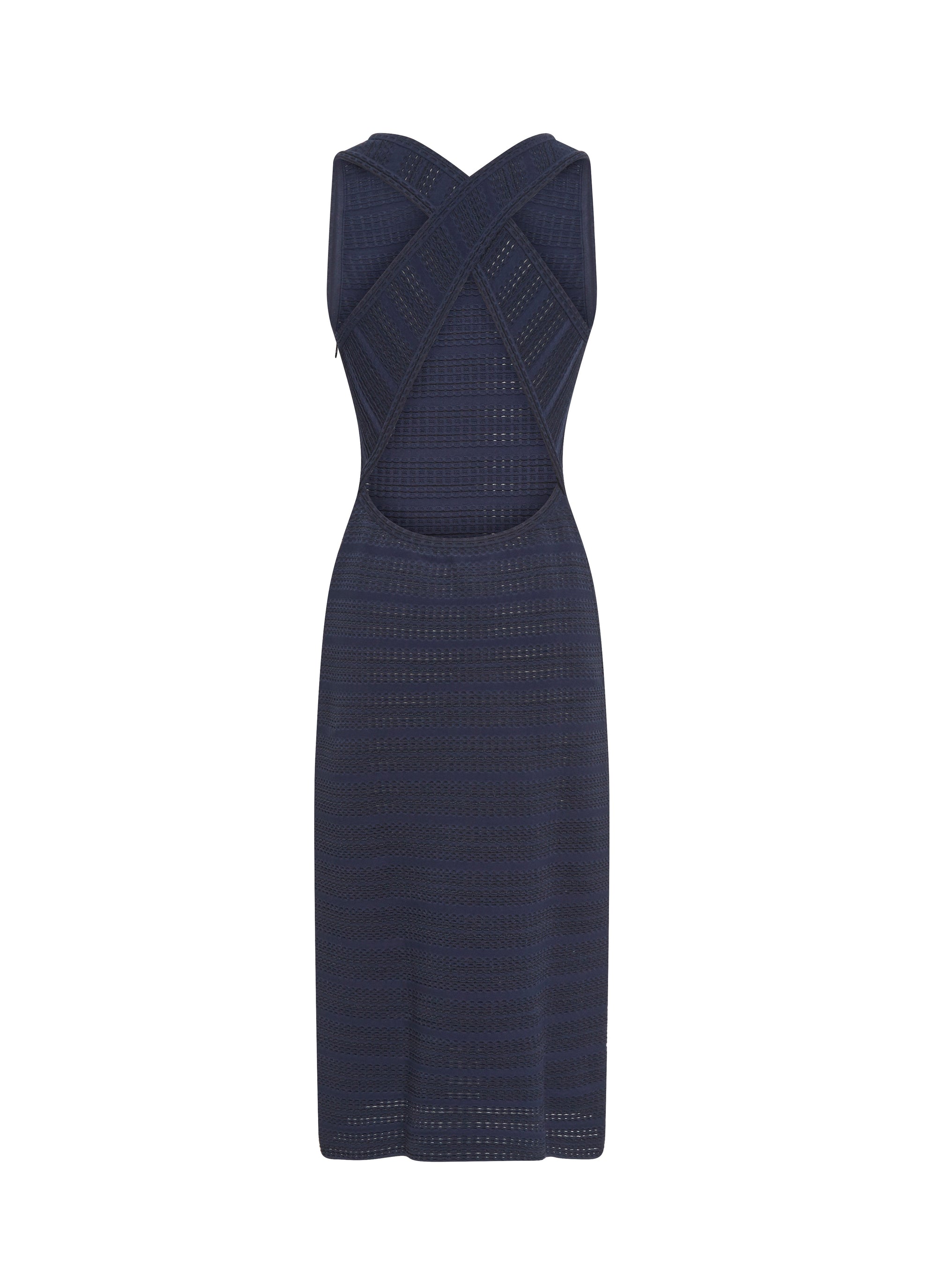 Brocade sleeveless dress - Night