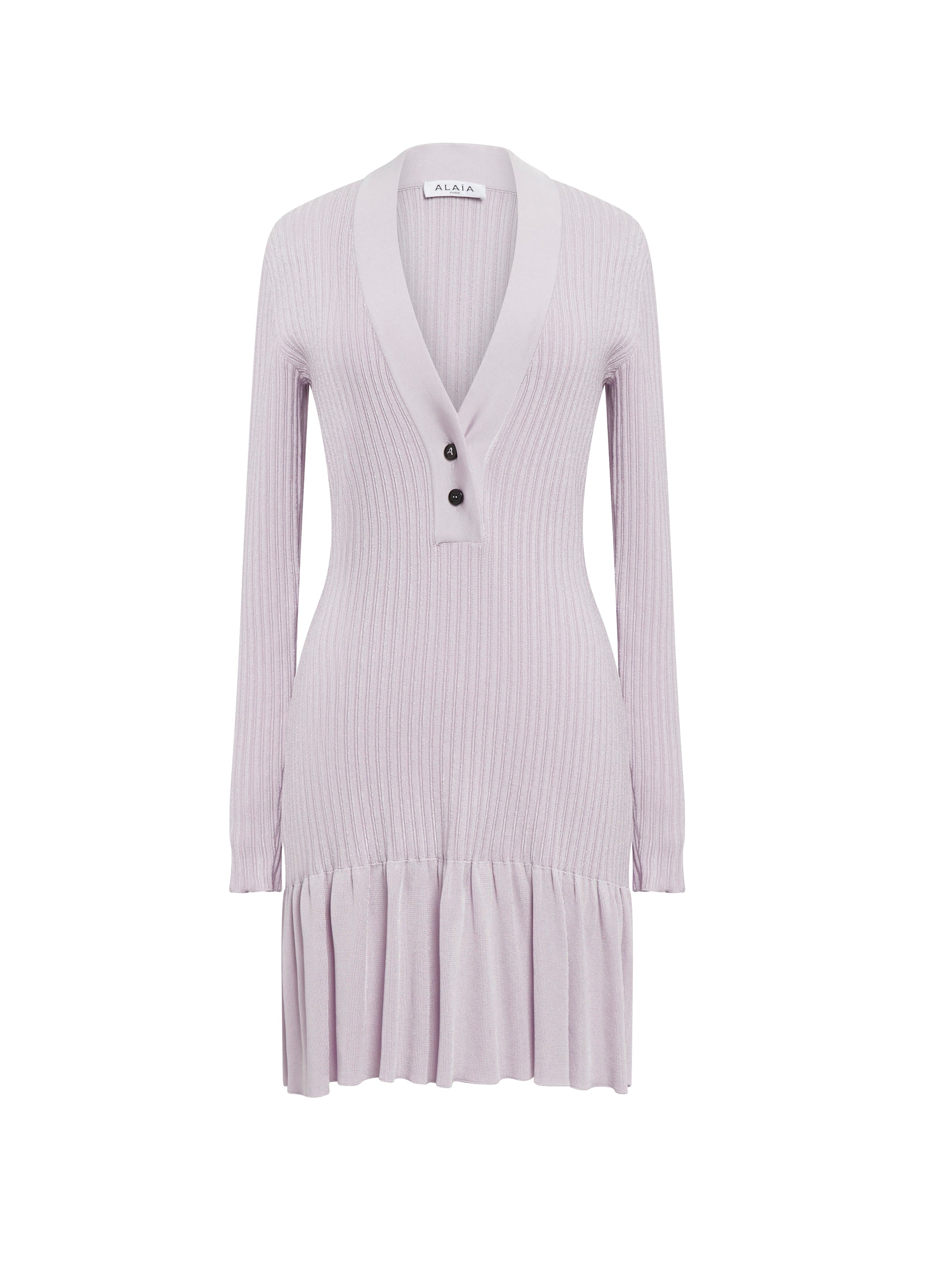 Sleeveless silk blend dress - Ivory & Green