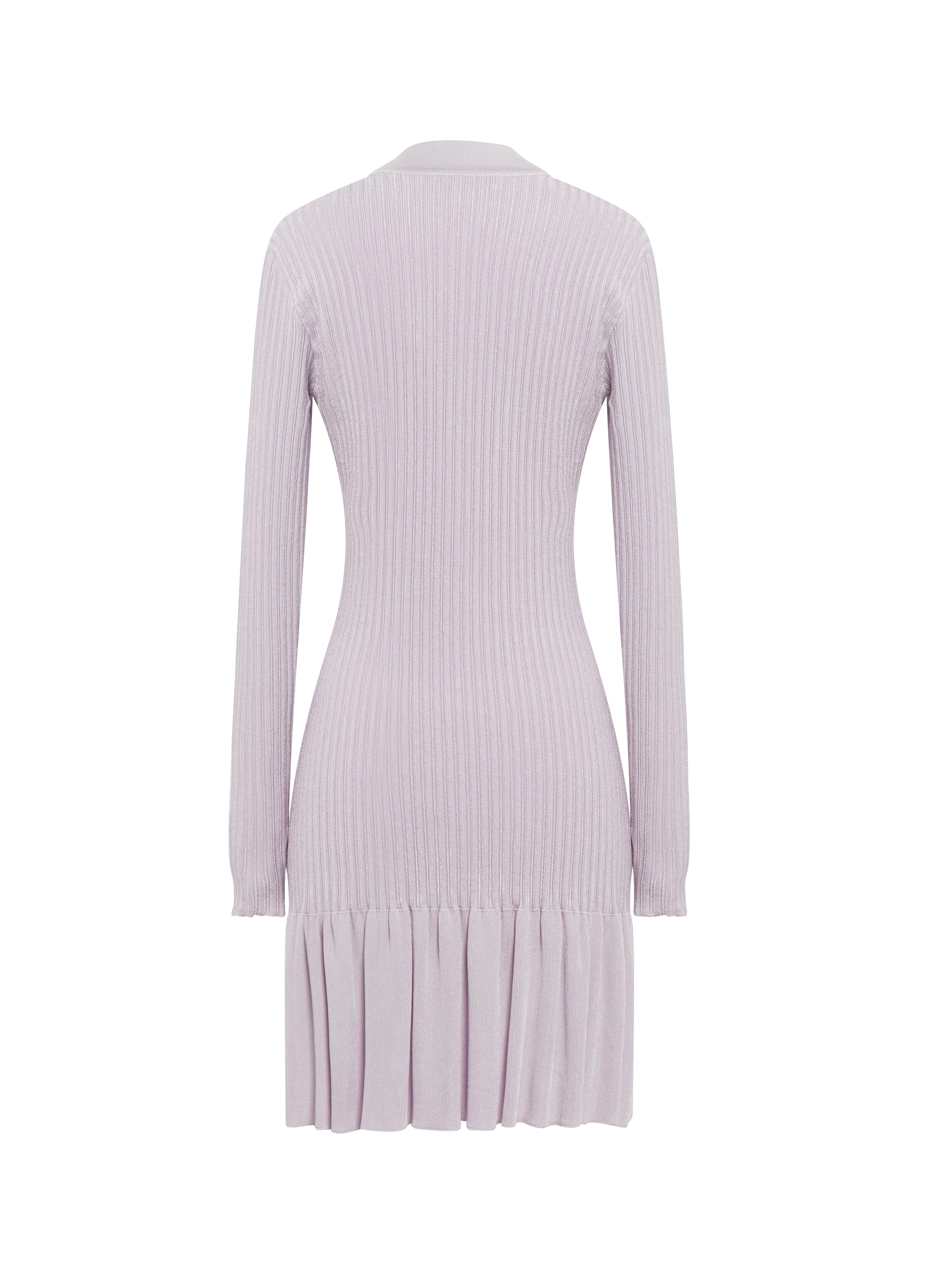 Sleeveless silk blend dress - Ivory & Green