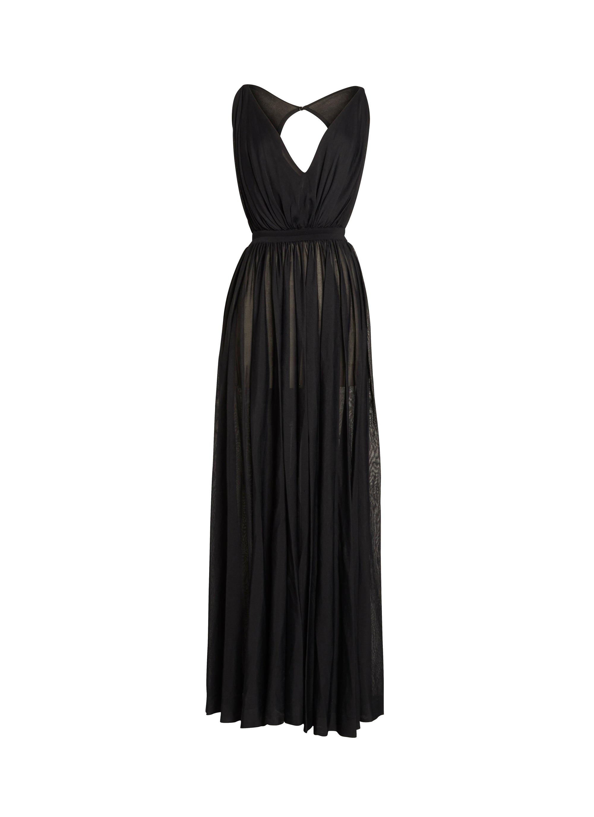 Robe sans manches Déesses - Noir intense