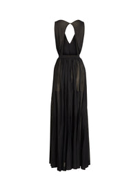 Robe sans manches Déesses - Noir intense