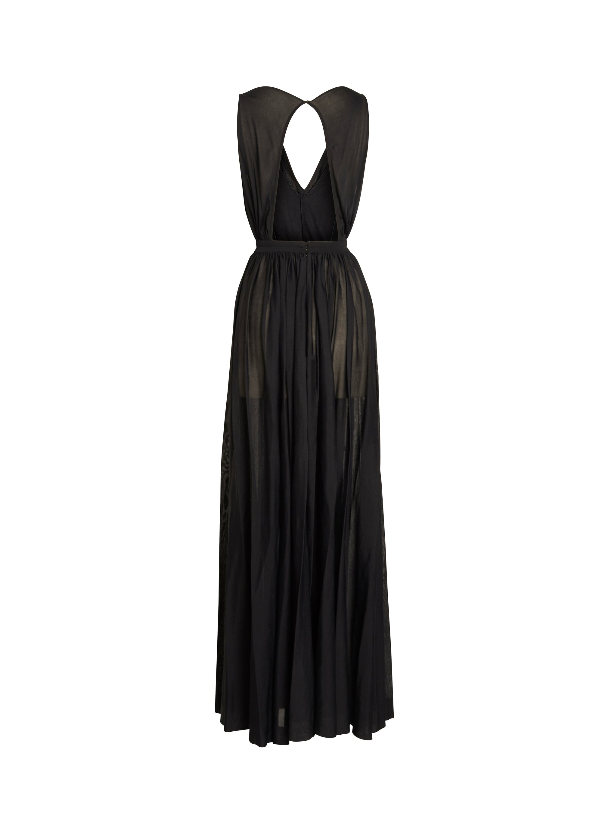 Robe sans manches Déesses - Noir intense