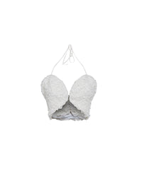Top sans manches Houpette - Blanc