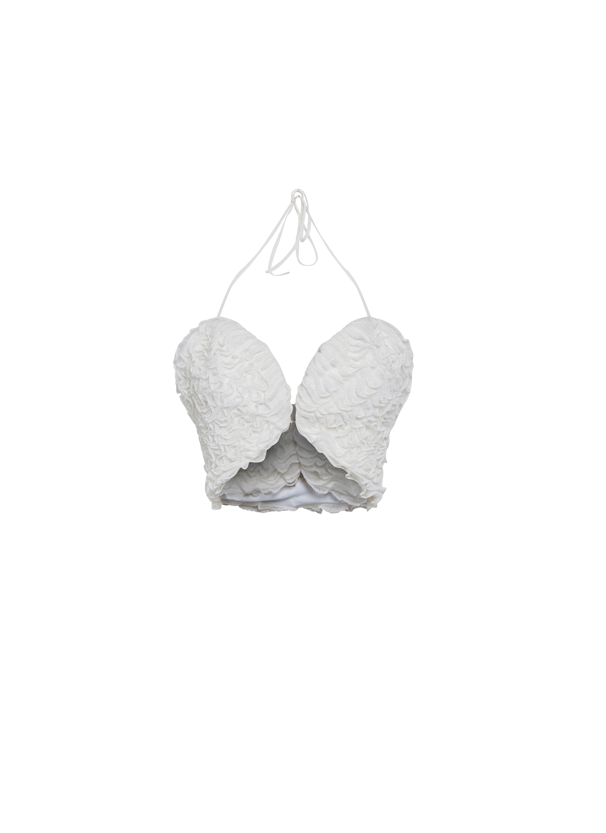 Top sans manches Houpette - Blanc