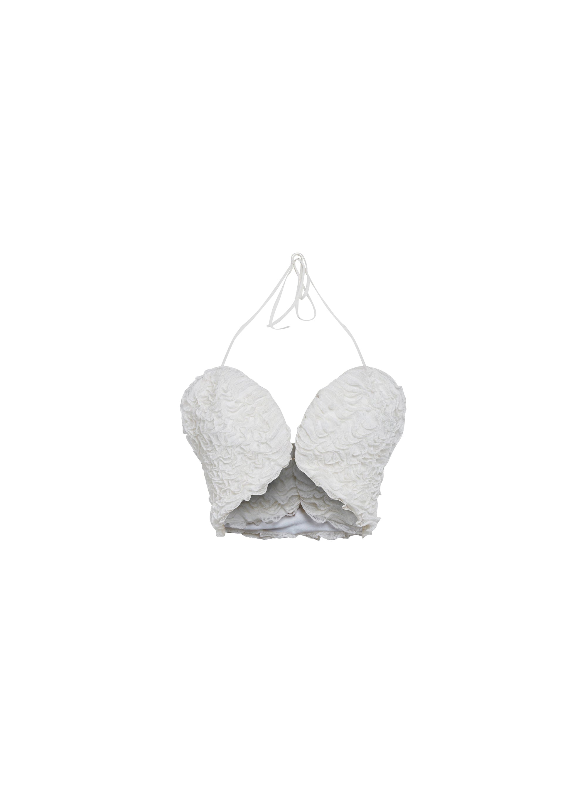 Top sans manches Houpette - Blanc