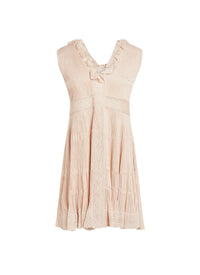 Robe sans manches Chérubin en soie - Vanille
