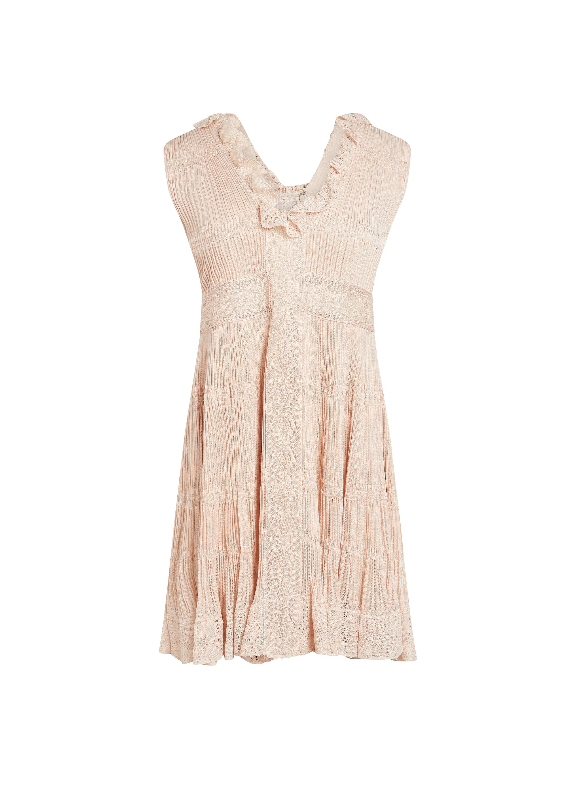 Robe sans manches Chérubin en soie - Vanille