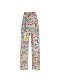 Pantalon en popeline cesar - Multicolore