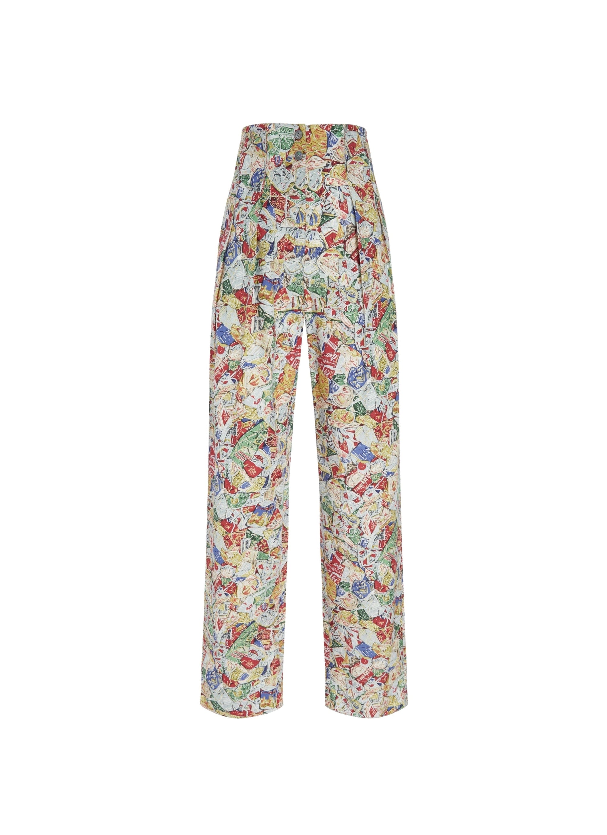 Pantalon en popeline cesar - Multicolore