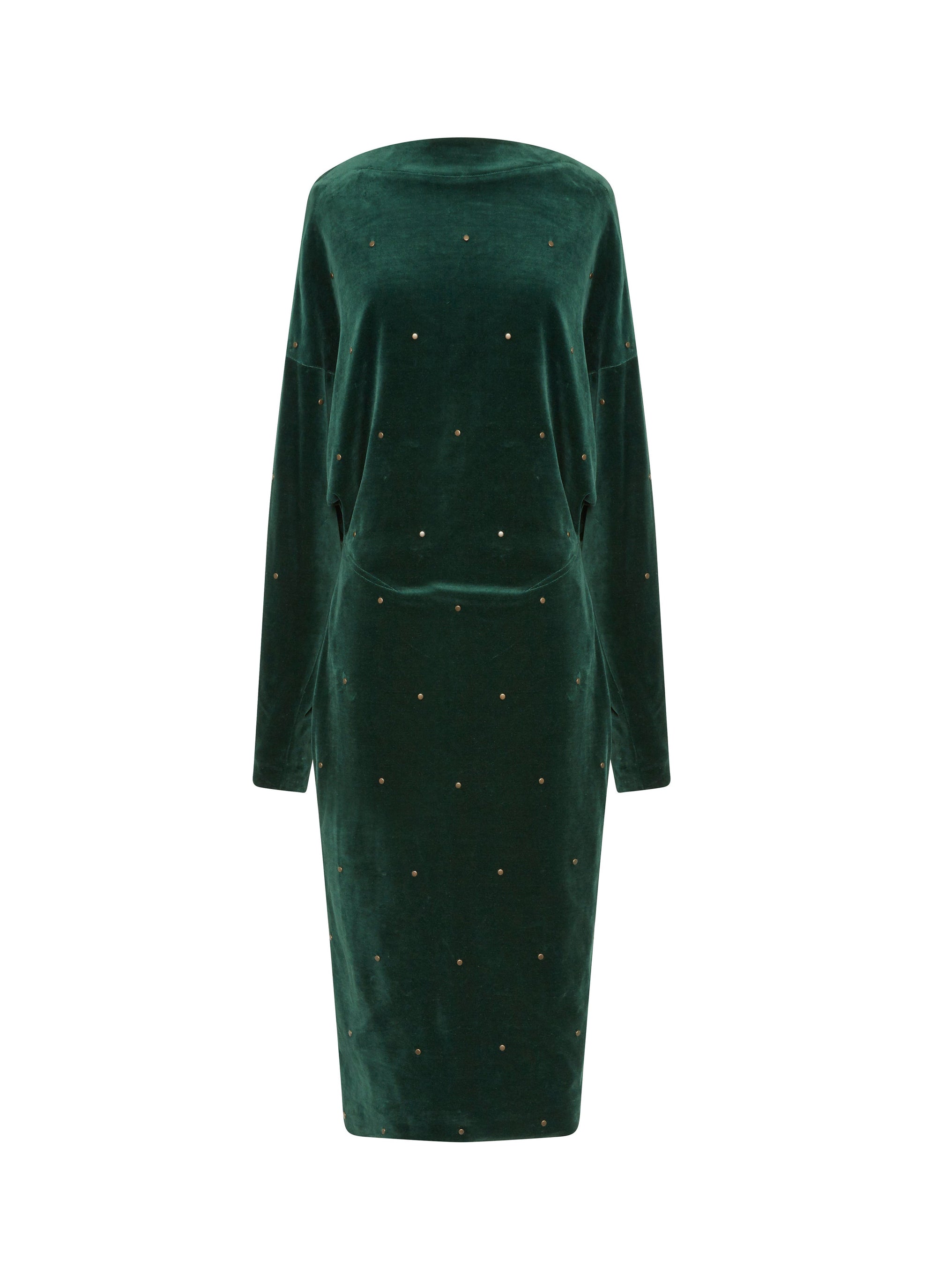 Long sleeve dress - Empire green
