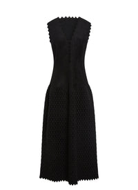 Sleeveless dress - Black