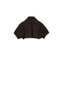 Cardigan à manches courtes Kimono en maille - Noir Brillant