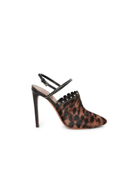 Leather pumps - Brown & Black