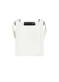 Elaphe Cecile mini bag in leather - Optic White