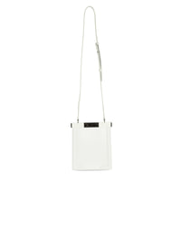 Elaphe Cecile mini bag in leather - Optic White