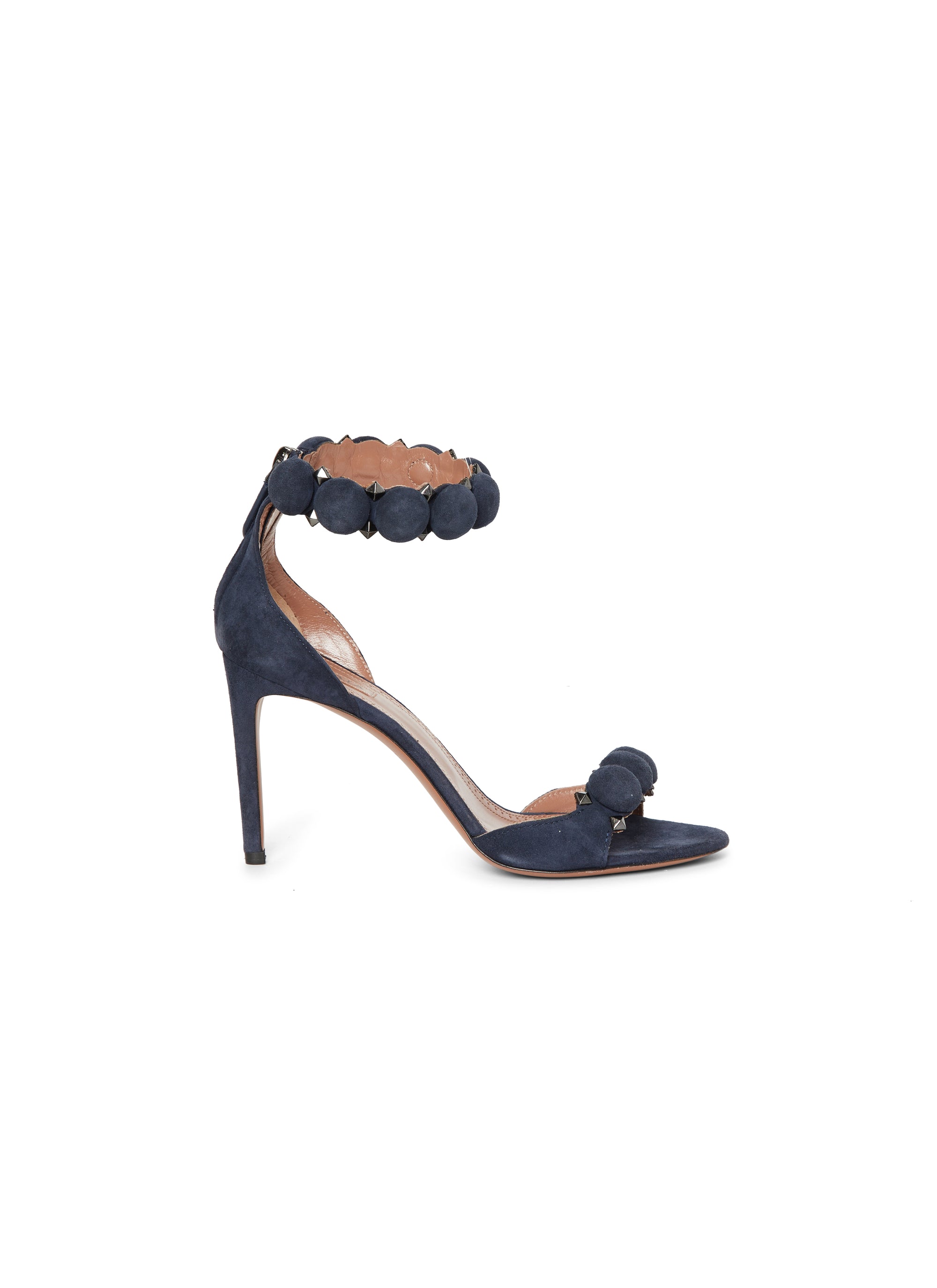 Sandales Bombe 90 en cuir - Nuit