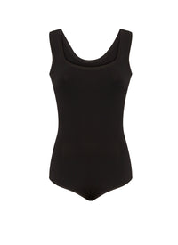 Strapless shorty bodysuit - Black
