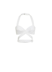 Soutien-gorge en gabardine d'été - Blanc