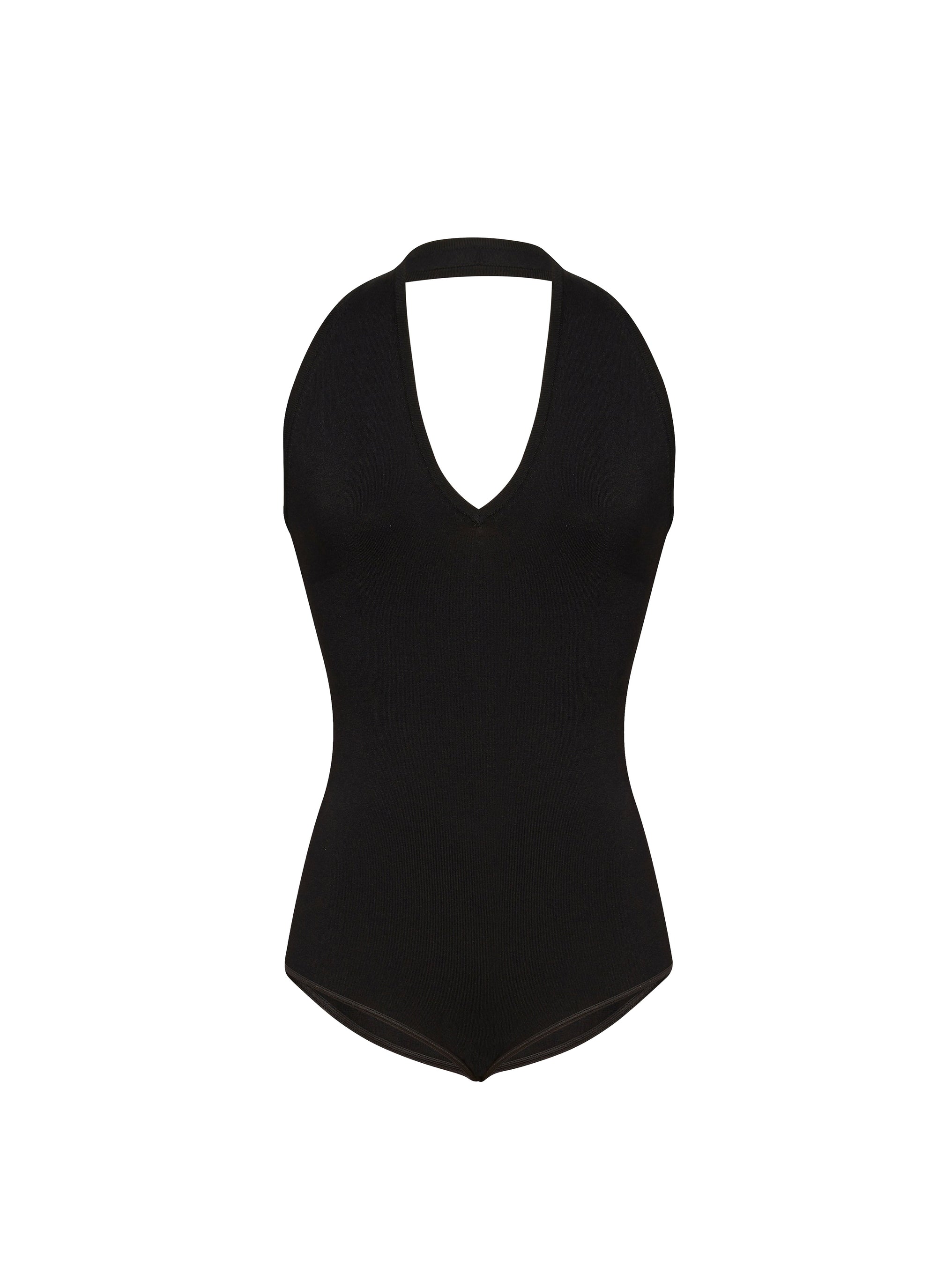 Halter bodysuit - Black intense