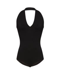Halter bodysuit - Black